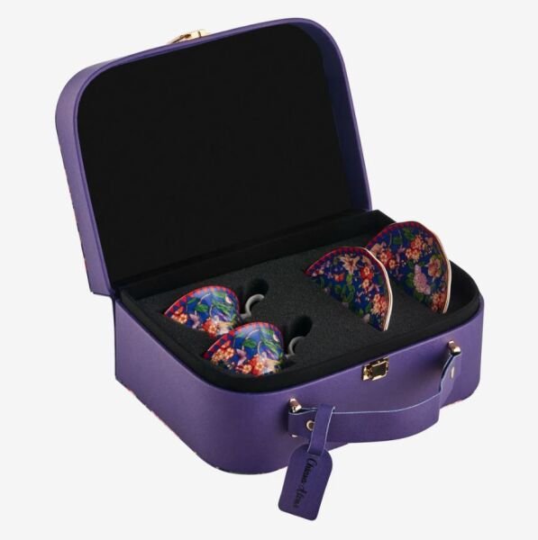 Mavi Porselen Kahve Fincan Seti 90 Ml