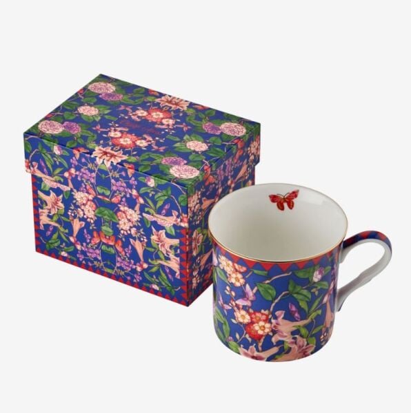 Mavi Porselen Kupa 300 Ml