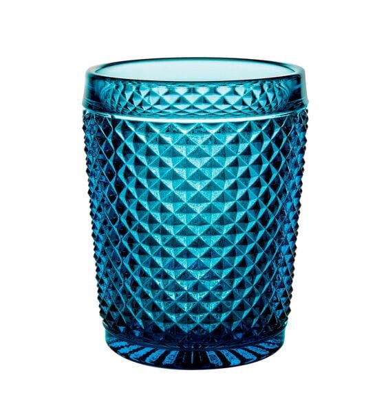 BICOS Mavi Dörtlü Su Bardağı Seti 280 ml