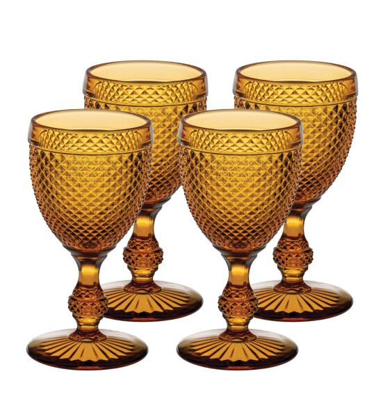 BICOS Amber Dörtlü Kadeh Seti 280 ml