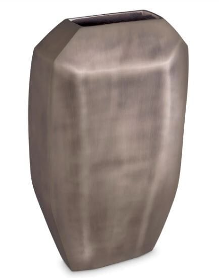 Vase Linos L matte nickel