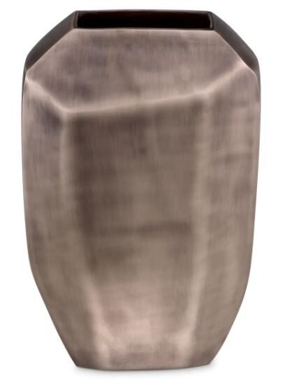 Vase Linos L matte nickel