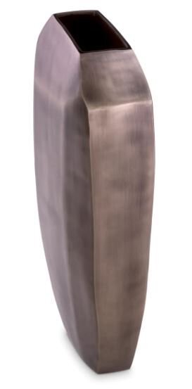 Vase Linos L matte nickel