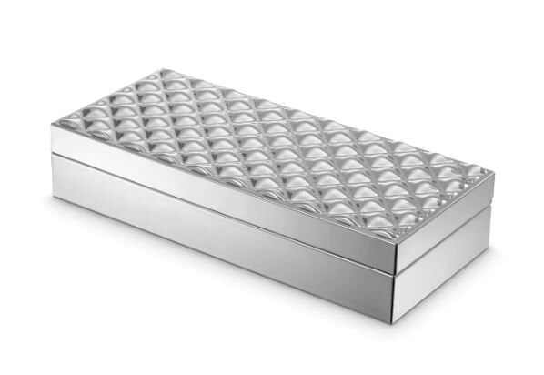 Box Chaya silver finish