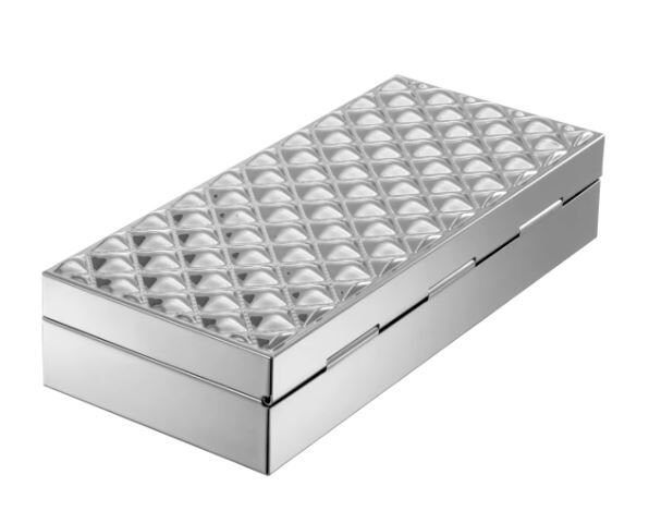 Box Chaya silver finish