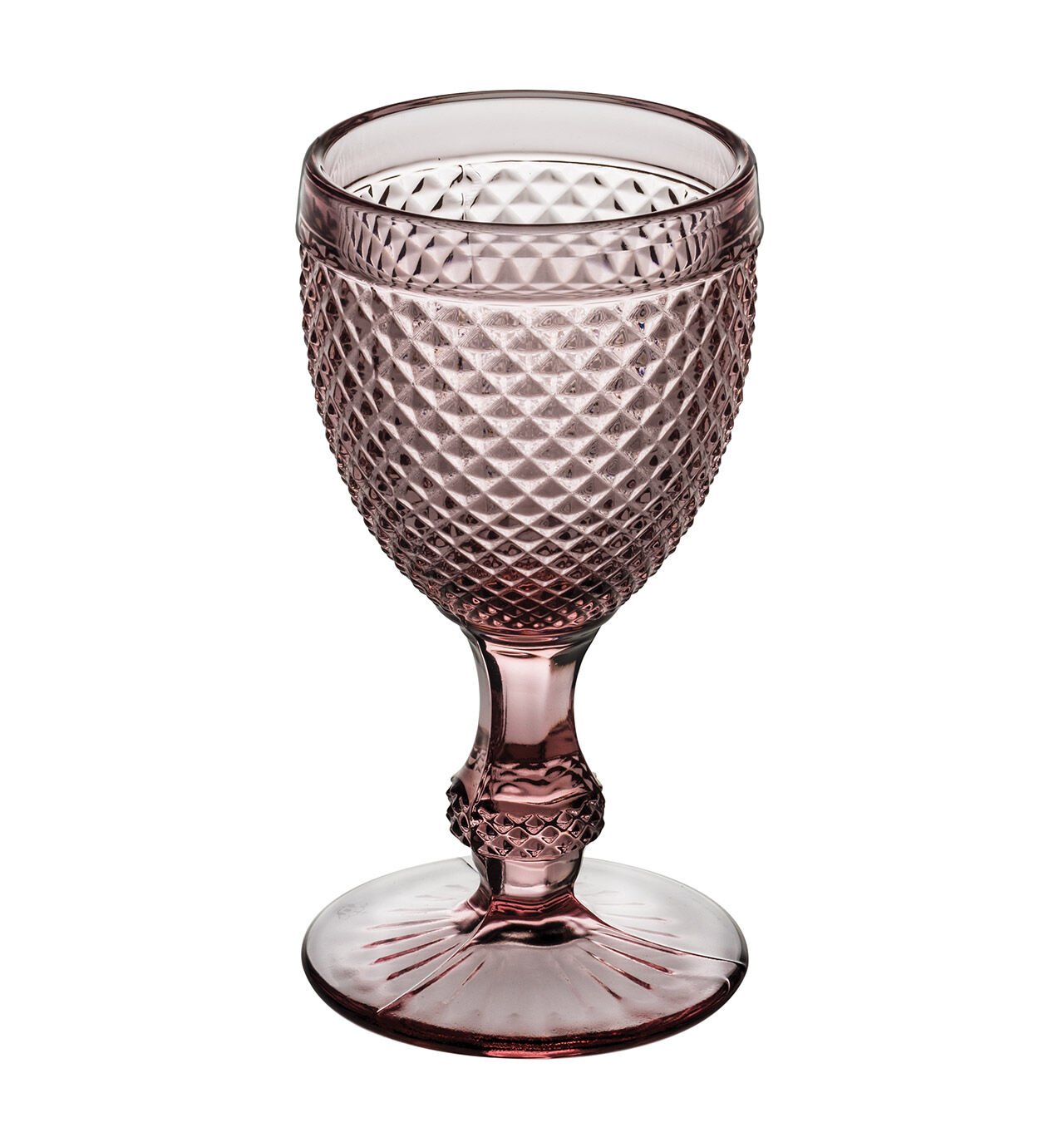 BICOS Pembe Dörtlü Kadeh Seti 280 ml