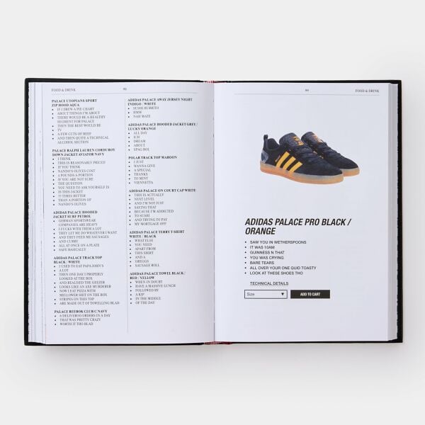 Palace Product Descriptions, The Selected Archive