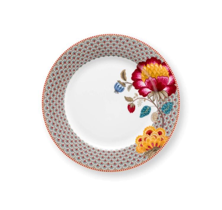 Blooming Tales Haki Yemek Tabağı 26.5 cm