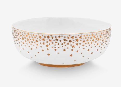 Beyaz Porselen Salata Kasesi 15 Cm