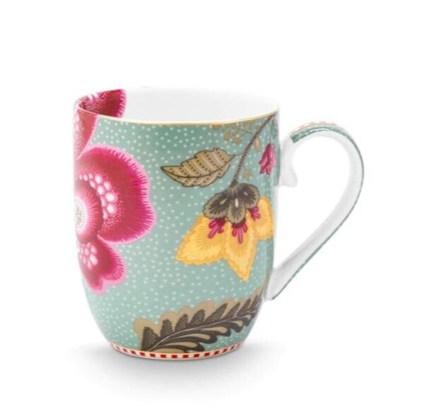 Fantasy Blooming Tales Mavi İkili Küçük Mug Seti 145 ml