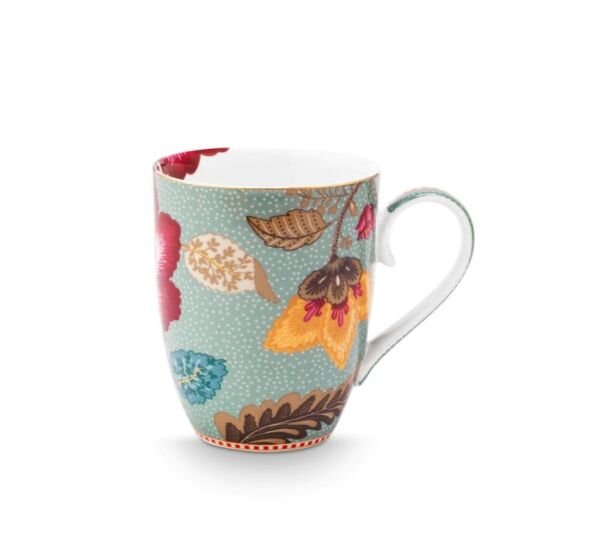 Fantasy Blooming Tales Mavi İkili Büyük Mug Seti 350 ml