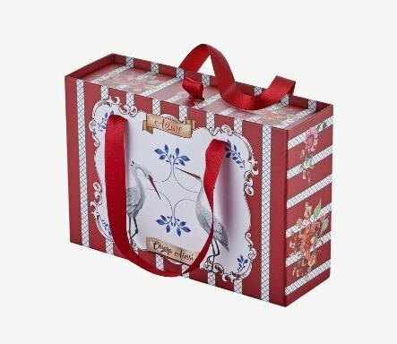 Kırmızı Porselen Kahve Fincan Seti 90 Ml