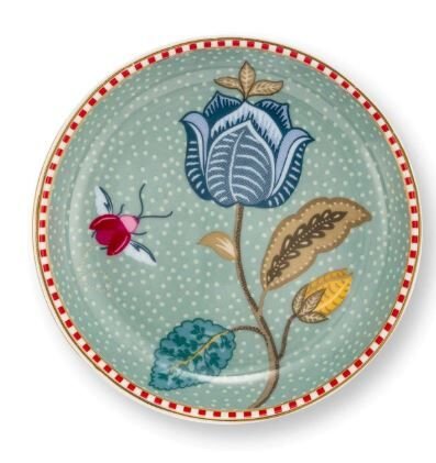 Fantasy Blooming Tales Mavi Çay Tabağı 9 cm