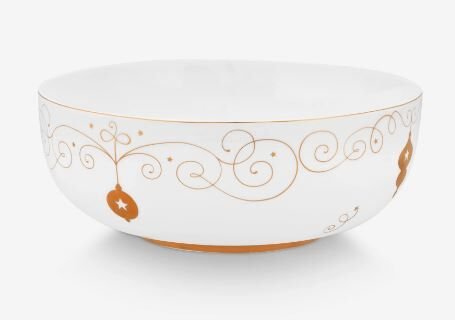 Beyaz Porselen Servis Kasesi 23 Cm