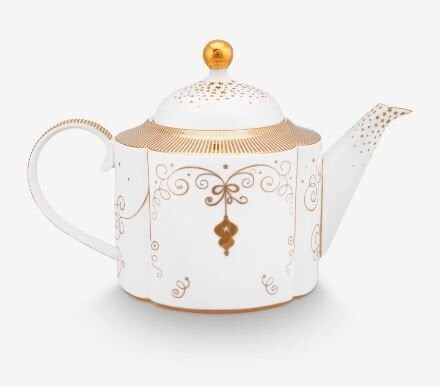 Beyaz Porselen Demlik 1650 Ml