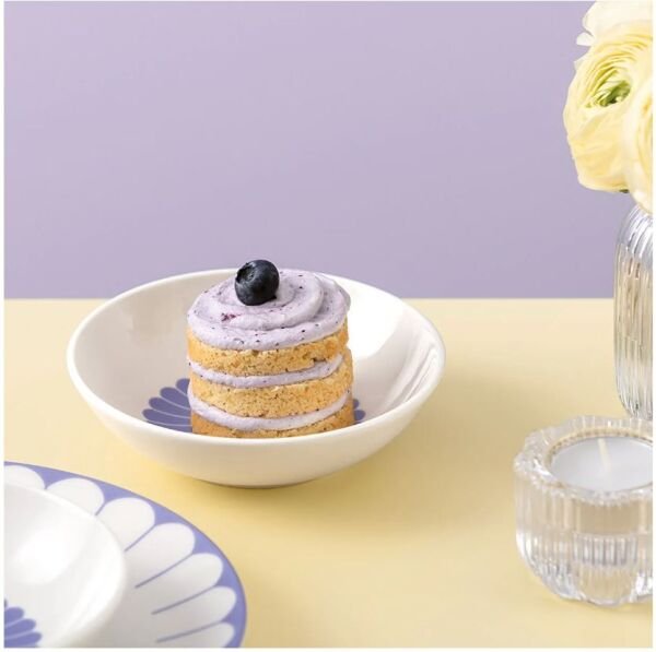 Fleur Bleu Mavi Porselen Kase 13 cm