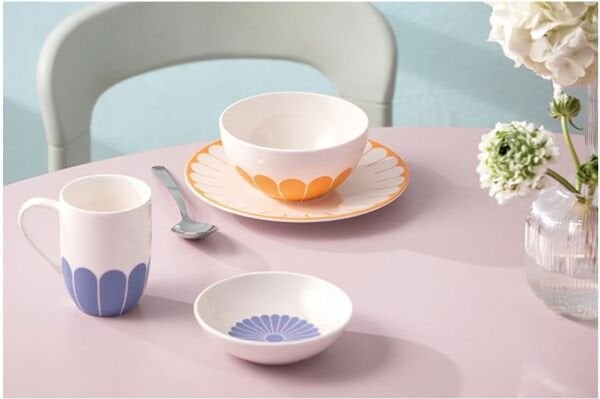 Fleur Bleu Mavi Porselen Kase 13 cm