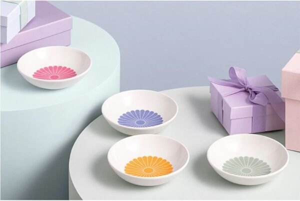 Fleur Bleu Mavi Porselen Kase 13 cm