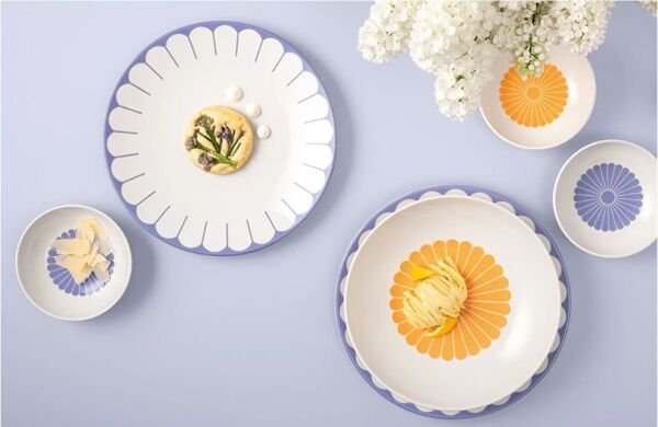 Fleur Bleu Mavi Porselen Kase 13 cm