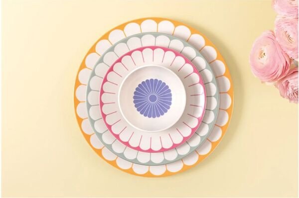 Fleur Bleu Mavi Porselen Kase 13 cm