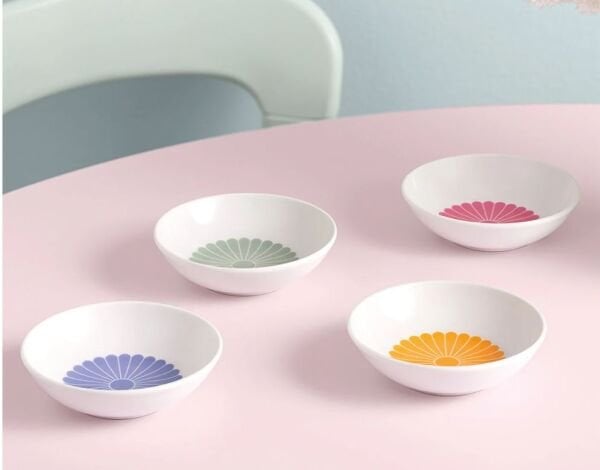 Fleur Bleu Mavi Porselen Kase 13 cm