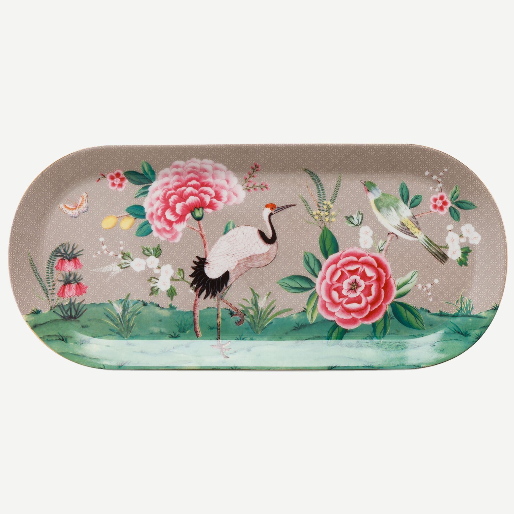Haki Porselen Servis Tabağı 33,3 cm