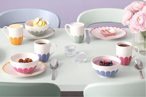 Fleur Bleu Mavi Porselen Kase 14 cm