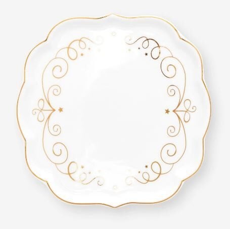 Beyaz Porselen Çay Tabağı 10 Cm