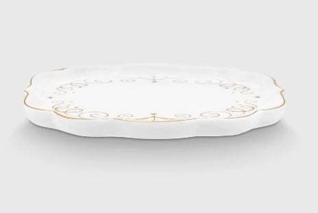 Beyaz Porselen Çay Tabağı 10 Cm