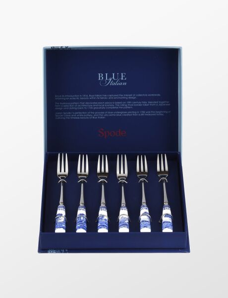 BLUE ITALIAN 6 LI ÇATAL SETİ