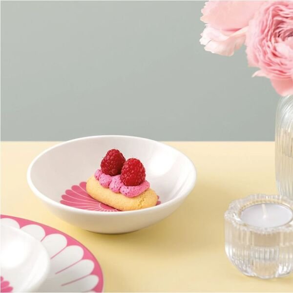 Fleur Cassis Pembe Porselen Kase 13 cm