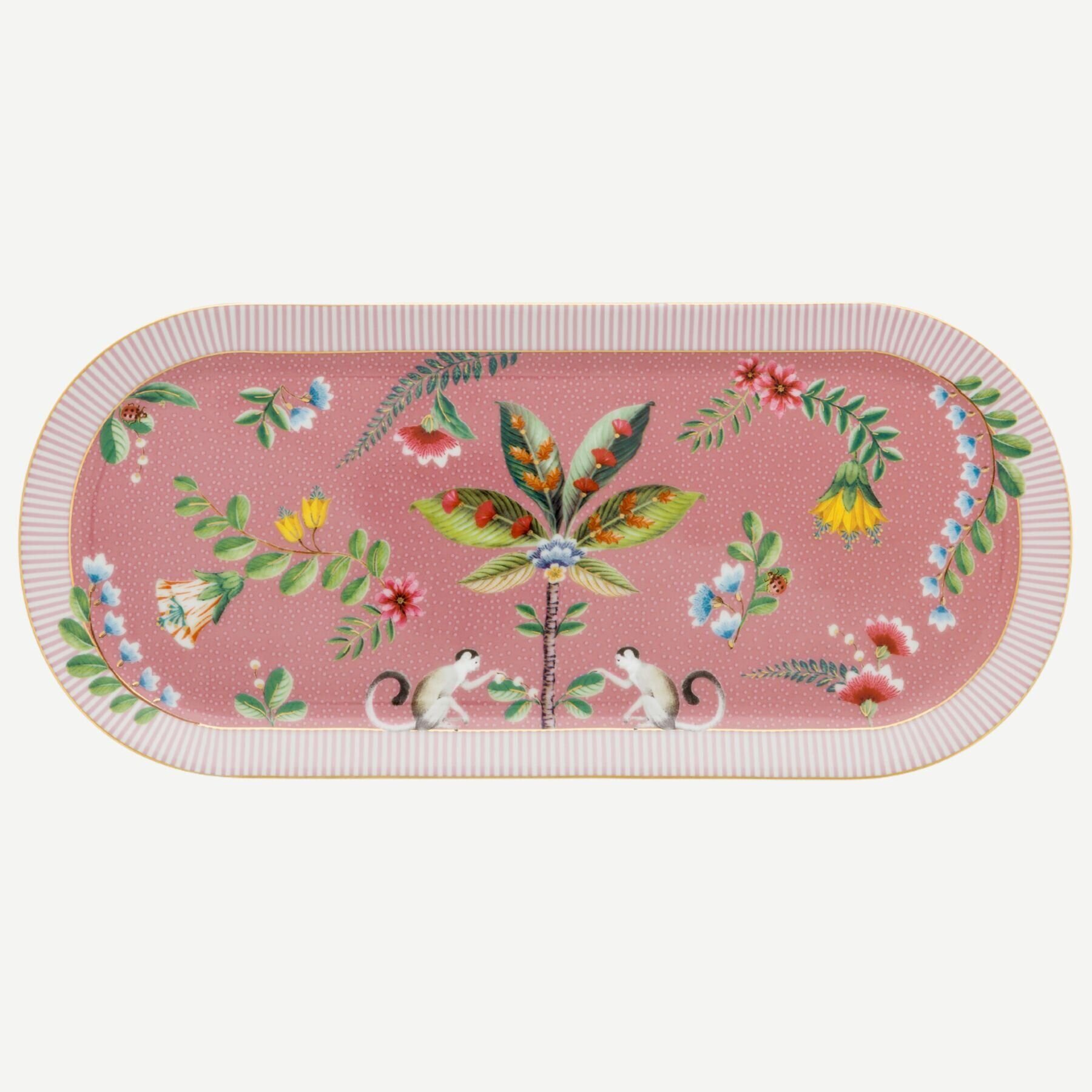 La Majorelle Oval Servis Tabağı 33cm, Pembe