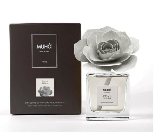 Rosa Room Freshener Diffuser Cotton Flowers 200 ml