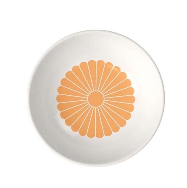 Fleur Soleil Turuncu Porselen Kase 13 cm