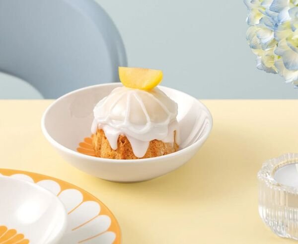 Fleur Soleil Turuncu Porselen Kase 13 cm