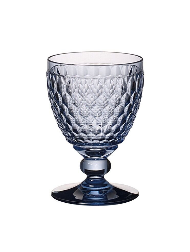 BOSTON COLOUR KIRMIZI SARAP KADEHI 132 MM  MAVI