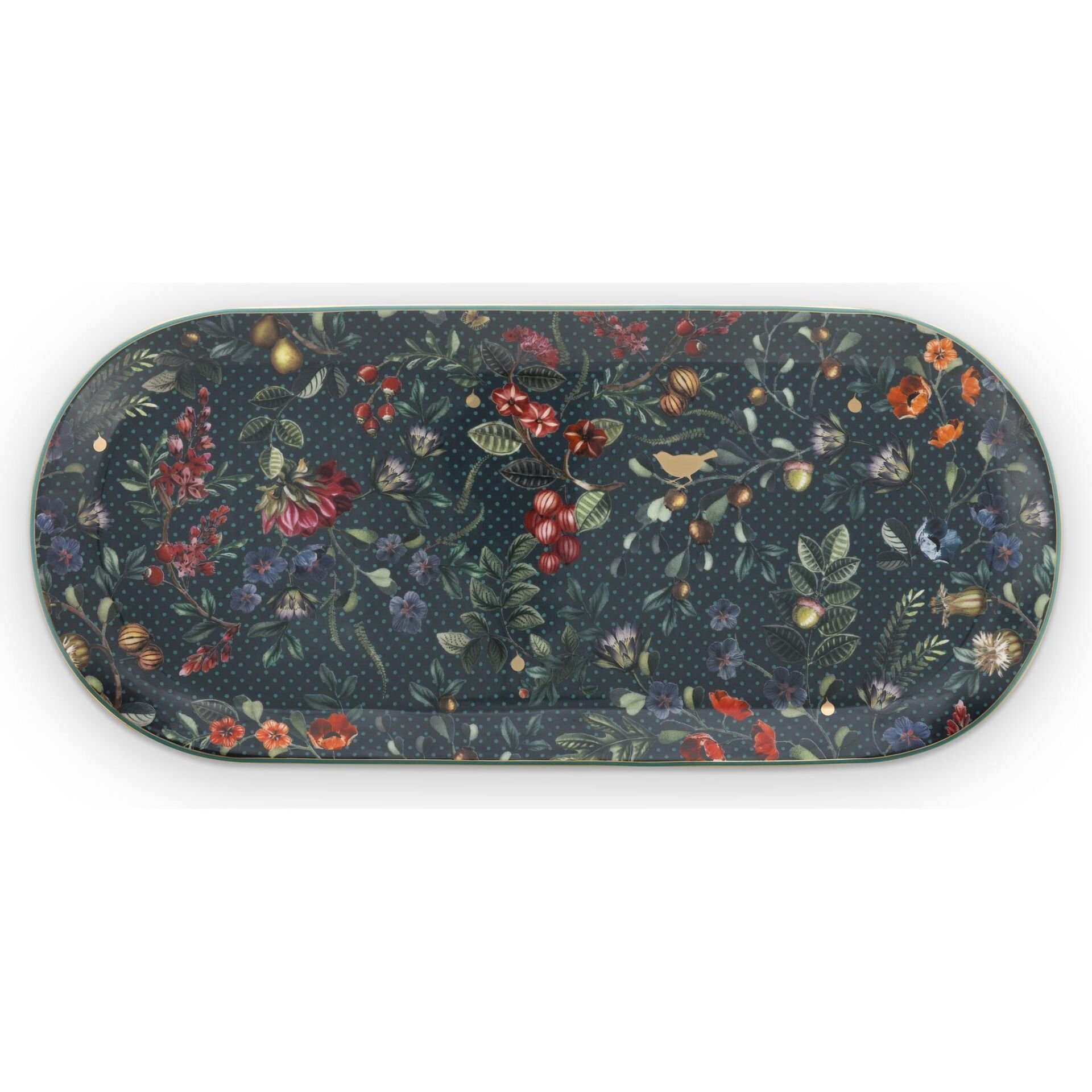 Winter Wonderland Oval Kek Servis Tabağı