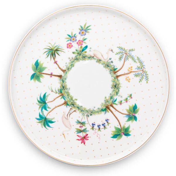 Jolie Beyaz Mini Kek Standı 21 cm