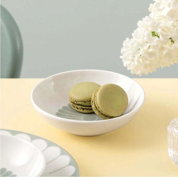 Fleur Vert Yeşil Porselen Kase 13 cm