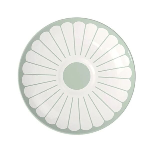 Fleur Vert Yeşil Porselen Kahve ve Çay Fincan Tabağı