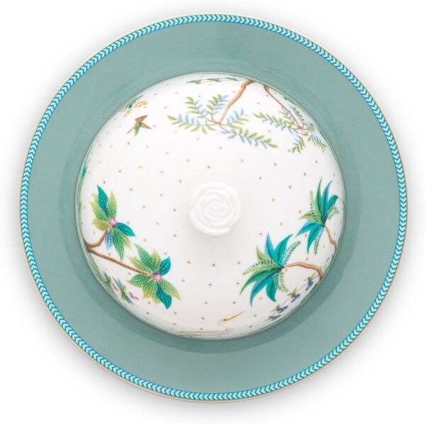 Jolie Beyaz Yuvarlak Tereyağlık Ø 17 cm